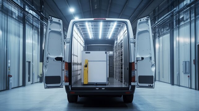 Freezer van for rental for frozen delivery in Dubai