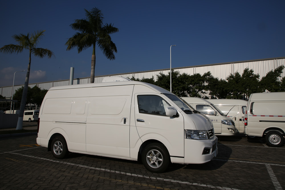 Temperature-controlled chiller van for medical supply transport in UAE