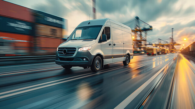 Refrigerated chiller van for meat delivery in Sharjah