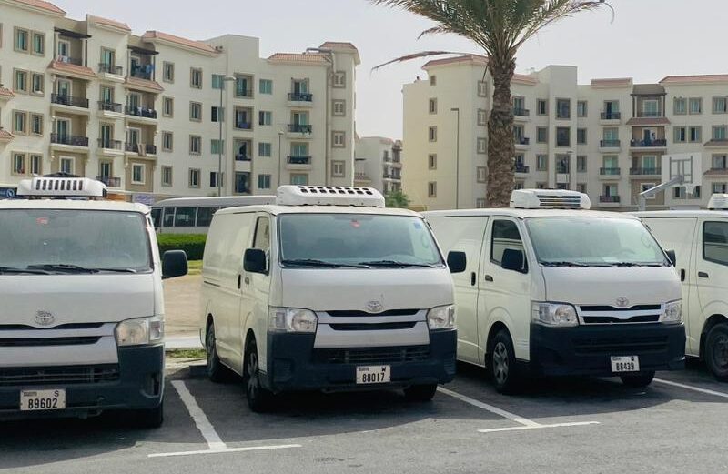 Chiller truck rental for catering and events in UAE